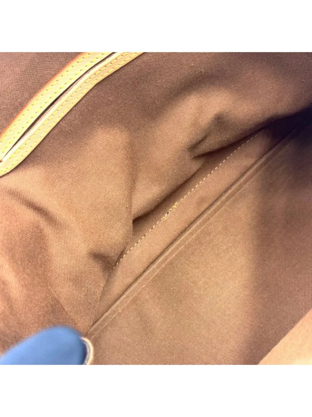 Louis Vuitton Alma PM Monogram Leather Brown Light Handbag Gold
